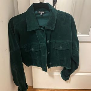 Women’s Corduroy Teal Jacket